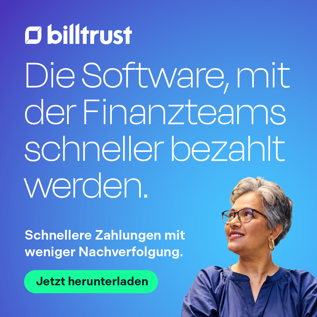 German Ad – Collections Get Paid Faster